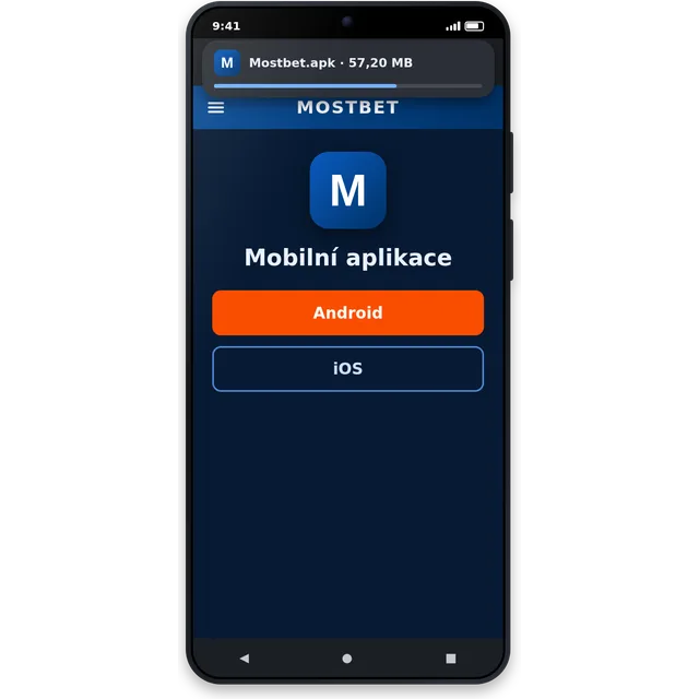 Mostbet uygulamasının operatör sitesinden telefona indirilmesi